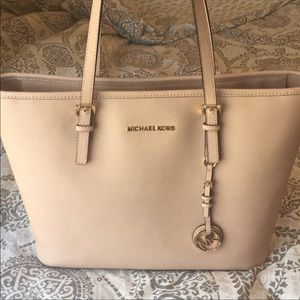 Michael Koran Jet Set Travel Top Zip Tote